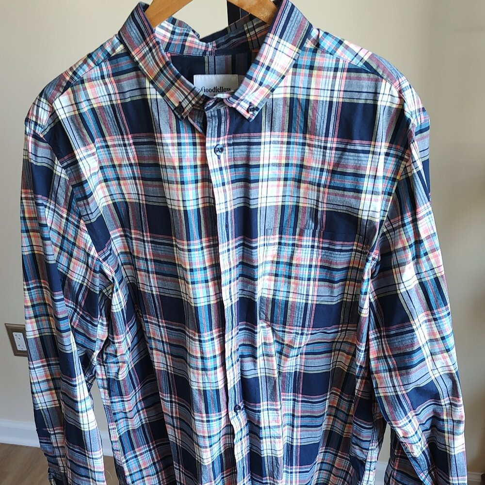 Goodfellow & Co Plaid Button Down Shirt - Size XL